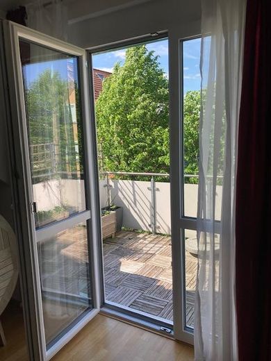 Blick auf den Balkon