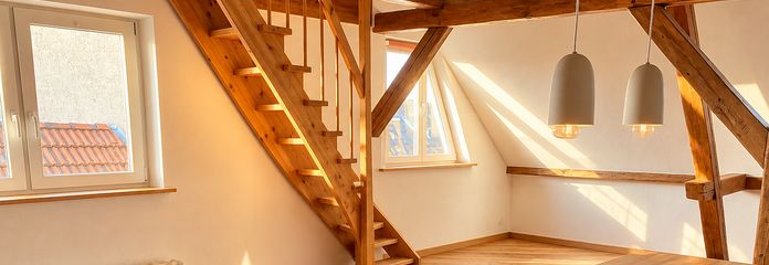 Gemütliche 3 Zimmer Dachgeschosswohnung + Garten (Wismar, Markt, Innenstadt)