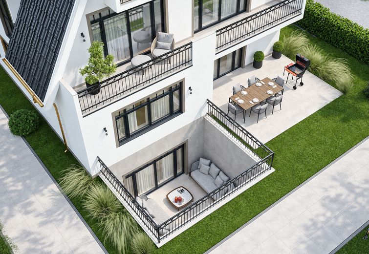 BIETERVERFAHREN – ERSTBEZUG: 4-ZIMMER-MAISONETTEWOHNUNG MIT GARTEN – Foto 3