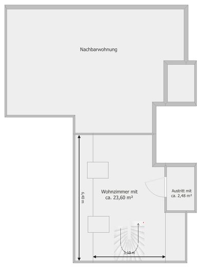 Großzügige Eigentumswohnung Maisonette - im Leipziger Südosten (Anger-Crottendorf) – Dachgeschoss