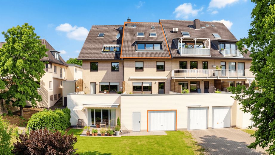 Charmante 4-Zimmer-Maisonettewohnung mit viel Platz für die ganze Familie – Hinteransicht