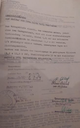 Baubeschreibung 1964