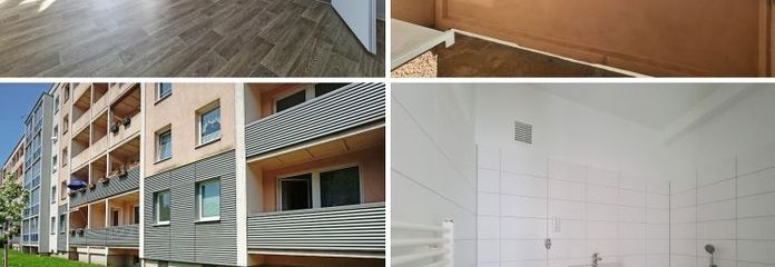 Helle, moderne 3 Zimmerwohnung mit Balkon & chicen Wannenbad (Stellplatz auf Anfrage)