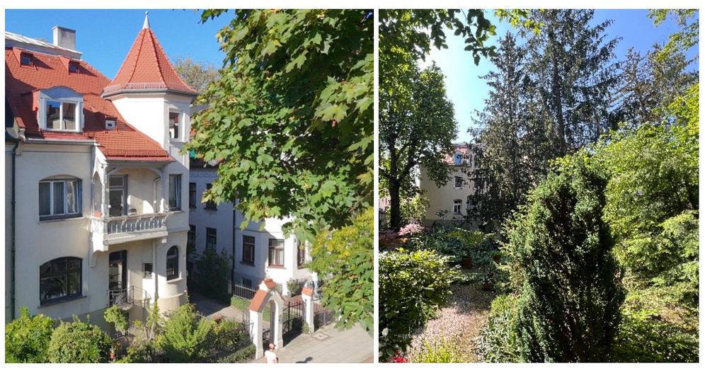 Stadtvilla mit Gartenidyll in Bestlage von Nymphenburg-Neuhausen – Stadtvilla mit Gartenidyll