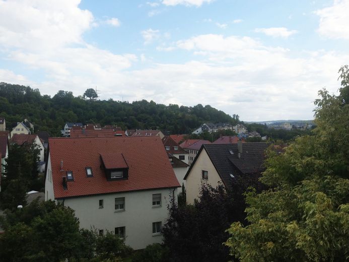 Exklusive, ruhige Wohnung in guter Lage – Ausblick aus Wohnzimmer