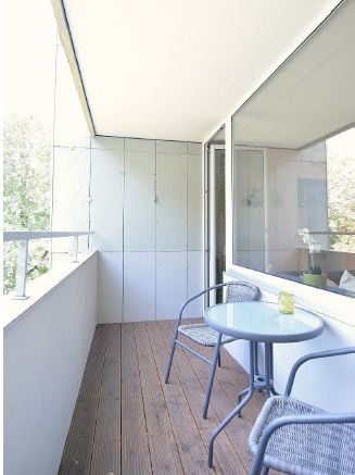 Wohnung am See – Balkon