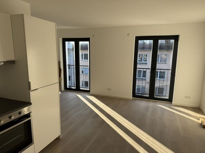 Erstbezug nach Kernsanierung 1-Zimmer Apartment mit EBK – Wohnraum mit Küche 2