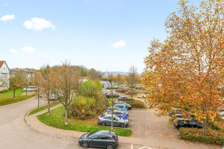 Schöner Ausblick vom Balkon