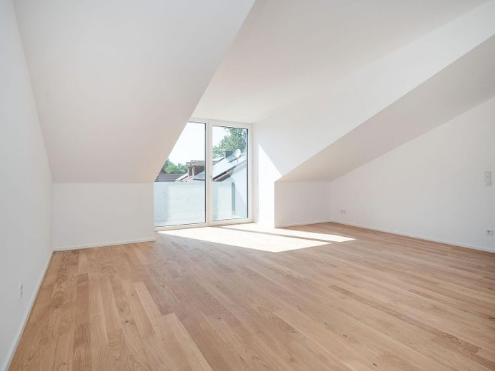 2-Zimmer Wohnung im 2. Obergeschoss in Parsdorf - Erstbezug – Wohn- & Essbereich