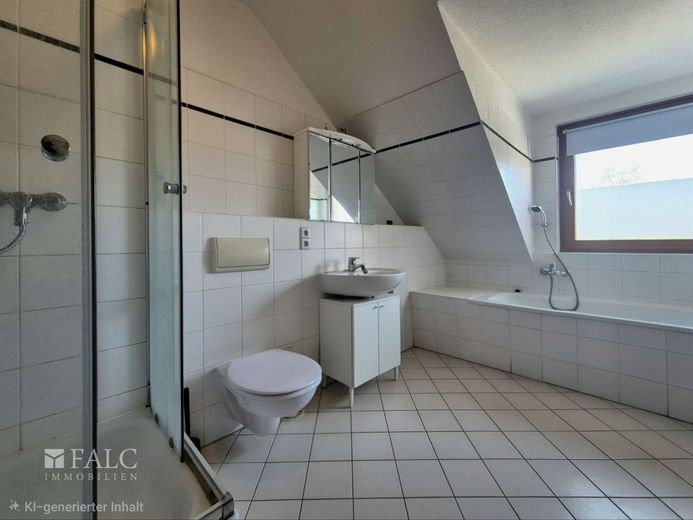 **Vermietetes Reihenmittelhaus**- FALC IMMOBILIEN – Badezimmer
