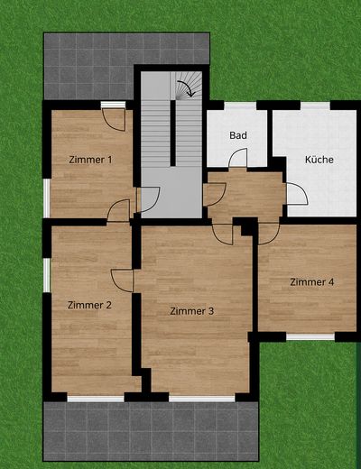 SUBAFFITTO 3 mesi! Opzione di proroga Splendido appartamento di 4 locali – Grundriss