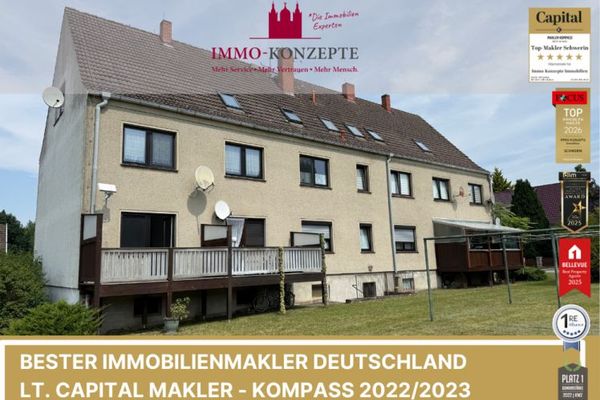Kapitalanleger oder Selbstnutzer - Moderne 3-Raum-Wohnung mit Balkon in Crivitz