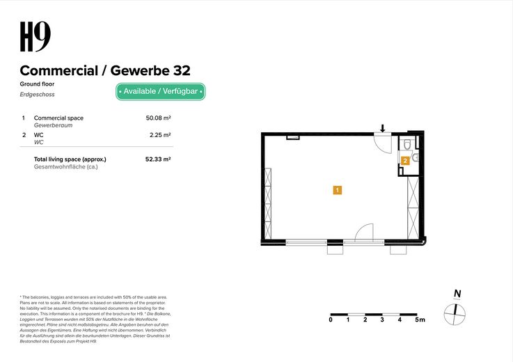 Erstbezug & provisionsfrei! Moderne Gewerbeeinheit im Akazienkiez – Ideal für Praxis oder Büro H9-32 – Foto 7