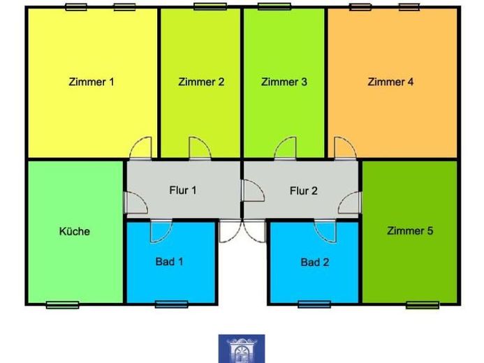 Geräumige Wohnung in Waldheim zu vermieten! 2 Tageslichtbäder! – Foto 1