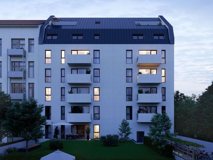 PROGETTO DI NUOVA COSTRUZIONE LANGE 30 – 3 locali con balcone, luce e sensazione di spazio aperto – Foto 1