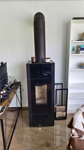 BS - Querum - Exklusives Doppelhausensemble mit moderner Architektur, hohem Wohnkomfort und Garten – Neubau - Kaminofen mit Heizungsunterstützung