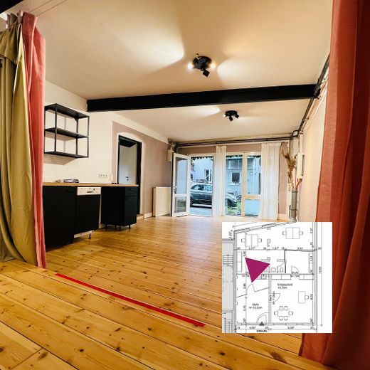 Loft único en patio interior en Eimsbüttel: con estilo y mucho carácter – Blick zum Eingang