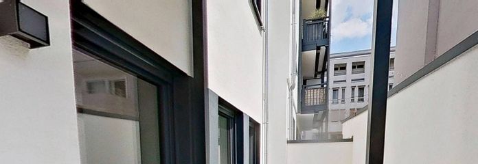 ++ Terraza incluida: Amplio piso de 2 habitaciones con cocina equipada moderna ++ – Terrasse