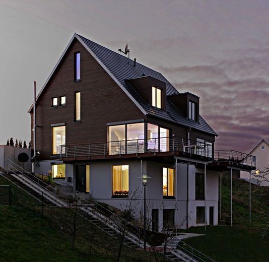 Beispiel eines BW- Hanghauses 