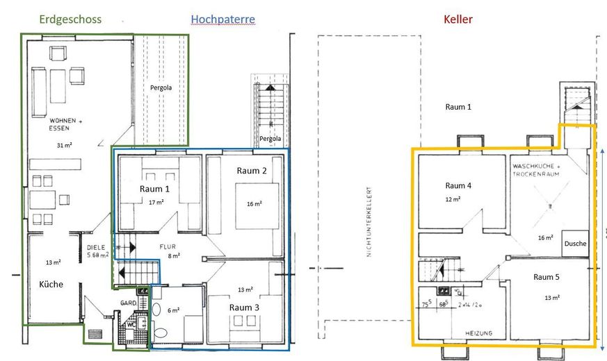Waldrand Bungalow zu den Fischteichen incl. Strom – Grundriss
