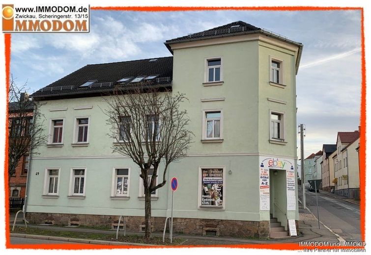 2-Zimmer-Wohnung in Zwickau-Oberplanitz im Dachgeschoss zu vermieten! – Hausansicht