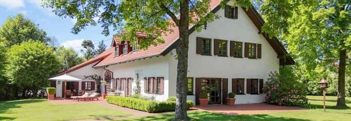 Einzigartiges Landhaus in grünem Paradies am Lech