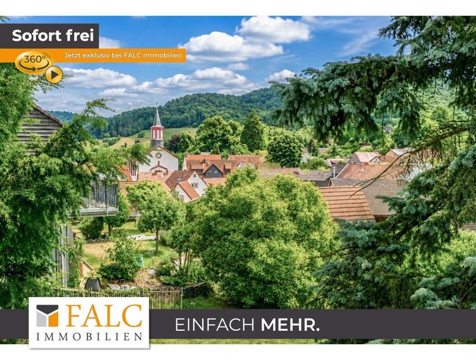 Blick vom Balkon