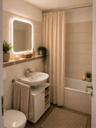 Bubenbach - Schöne 3- Zimmer Erdgeschosswohnung zu vermieten (4) (ID142) – Badezimmer