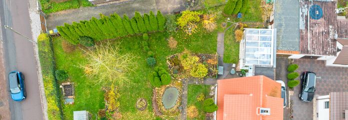 Grundstück von oben