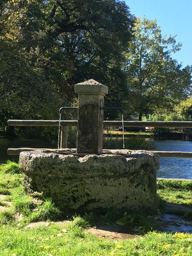 Gemütliche möblierte Wohnung mit Blick ins Grüne – Umgebung Weiher Brunnen