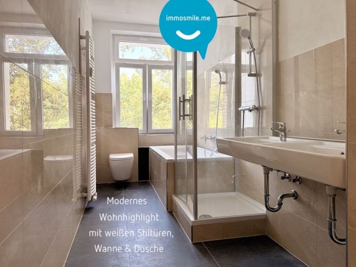 tolle weiße Stil-Echte Türen! • 5 Zimmer • modernes Bad mit Wanne & Dusche • Laminat • Wohnküche !!! – Foto 1