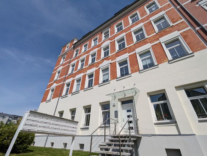 Małe, przestronne mieszkanie w pobliżu Schlossteich - dzielnica Schloßchemnitz – Eingang