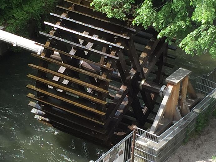 Blick vom Wohnzimmer 