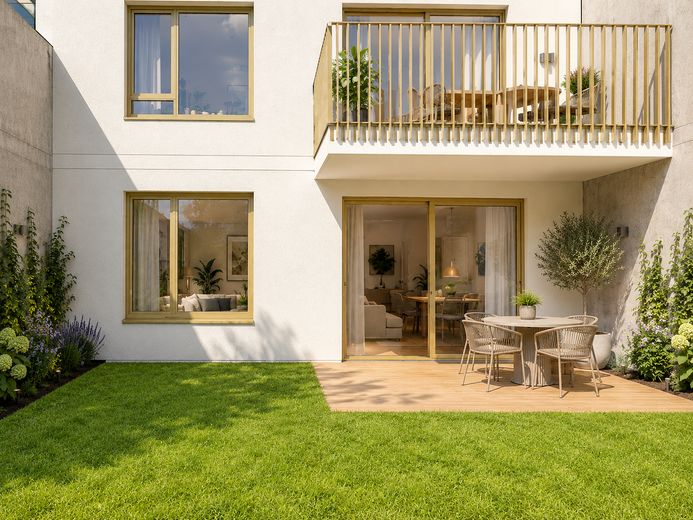 Neubau WHG 2.2 - M7/2 - Erdgeschoss - 63m² – Visualisierung