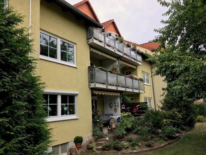 West- Ansicht mit Loggia