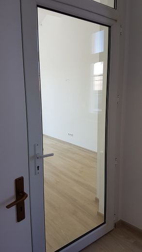 Glastür Küche Wohnraum
