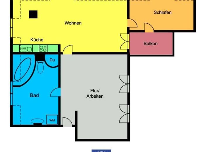 Charmante und individuelle Wohnung mit Balkon in der Mansarde! – Foto 1