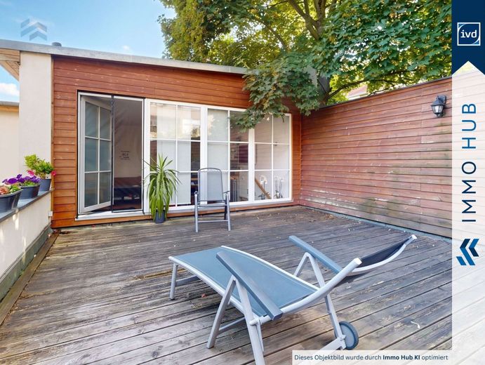 ++ Affascinante appartamento su due livelli locato, nell’edificio sul retro con terrazza di 37 m² ++ – 5491801-G8vuwNiiENU86Mzzbv1NJtJV-Terrasse.jpg