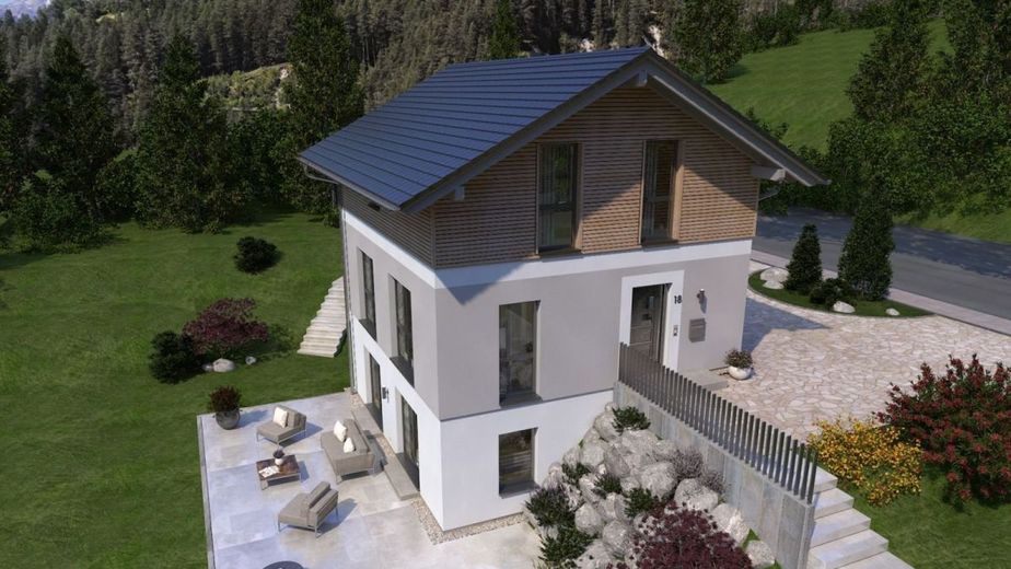 DAĞDA ÖZEL KOŞULLAR İÇİN BİR EV – Ansicht Eingang/Garten