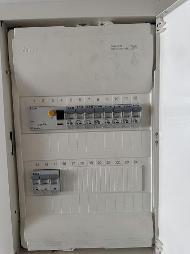 Kapitalanlage: Zwei vermietete Eigentumswohnungen im Gesamtpaket – Elektroverteilung Wohnung 1