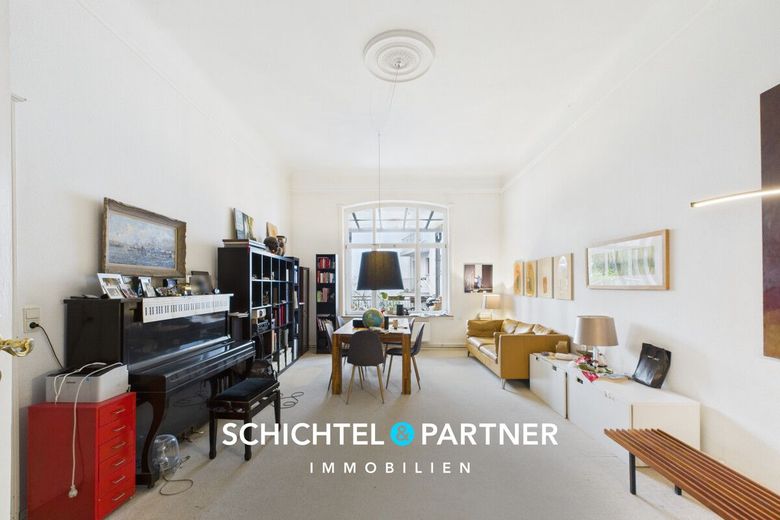 Fesenfeld | Gepflegtes Wohn-/ &amp; Geschäftshaus mit insgesamt sechs Einheiten – S&amp;P | Wohnzimmer