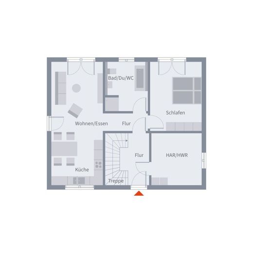 MODERN UND KOMFORTABEL WOHNEN UNTER EINEM DACH – Grundriss Erdgeschoss