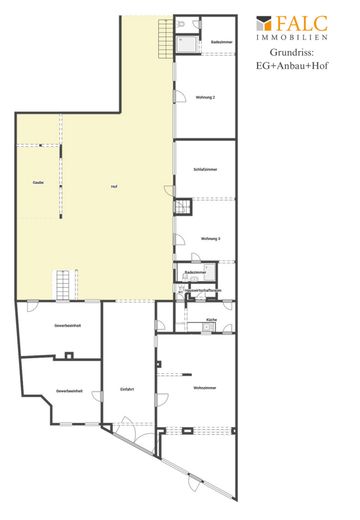 Grundriss EG+Anbau