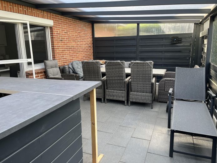Überdachte Terrasse
