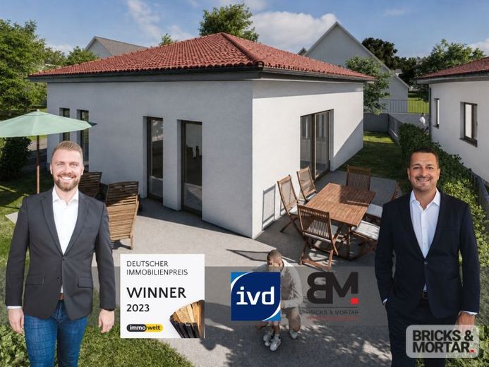 Ebenerdiges Wohnen im Grünen – barrierearmer Neubau nach KfW-Effizienzhaus-55-Standard – Foto 1