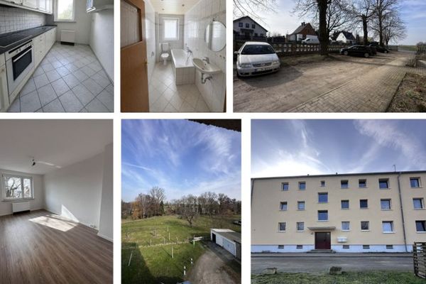 3-Raum-WE im 2.OG, grüne + ruhige Lage, Bad m. Fenster, inkl. Ebk, Einzelgarage mgl.
