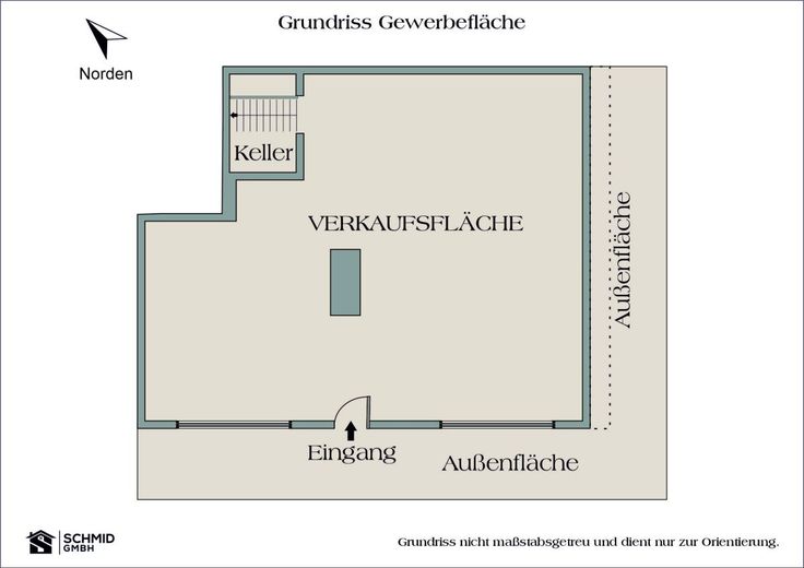 Attraktive Gewerbefläche mit Schaufenstern, Lager und Stellplatz direkt am Dorfplatz – Grundriss_Laden_jpg