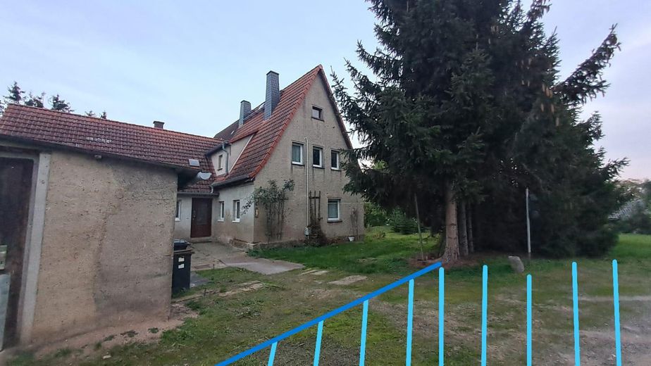 Außensicht mit Grenze