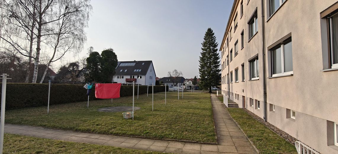 2-Raum-Wohnung in Röderau (Erstbezug nach umfassender Renovierung) – Außenbereich