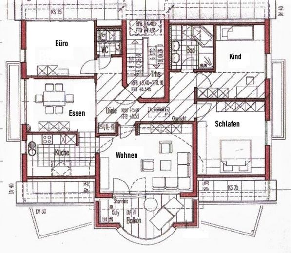 Einziehen & wohlfühlen 4,5 -Zi. DG - Penthousefeeling  max. 4  Personen/Nichtraucher – फोटो 7